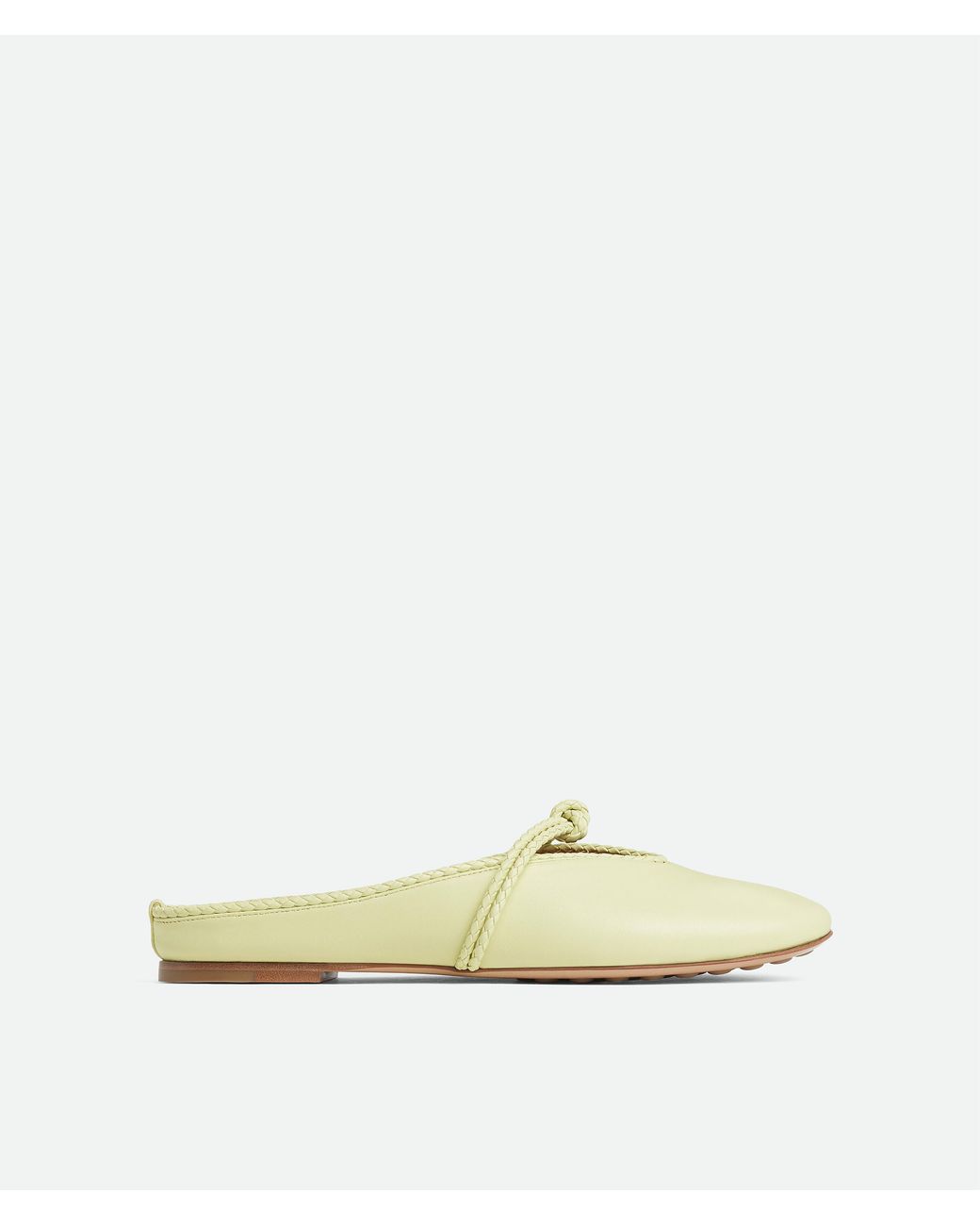 Bottega Veneta Yellow Rosa Mary-Jane Ballerina