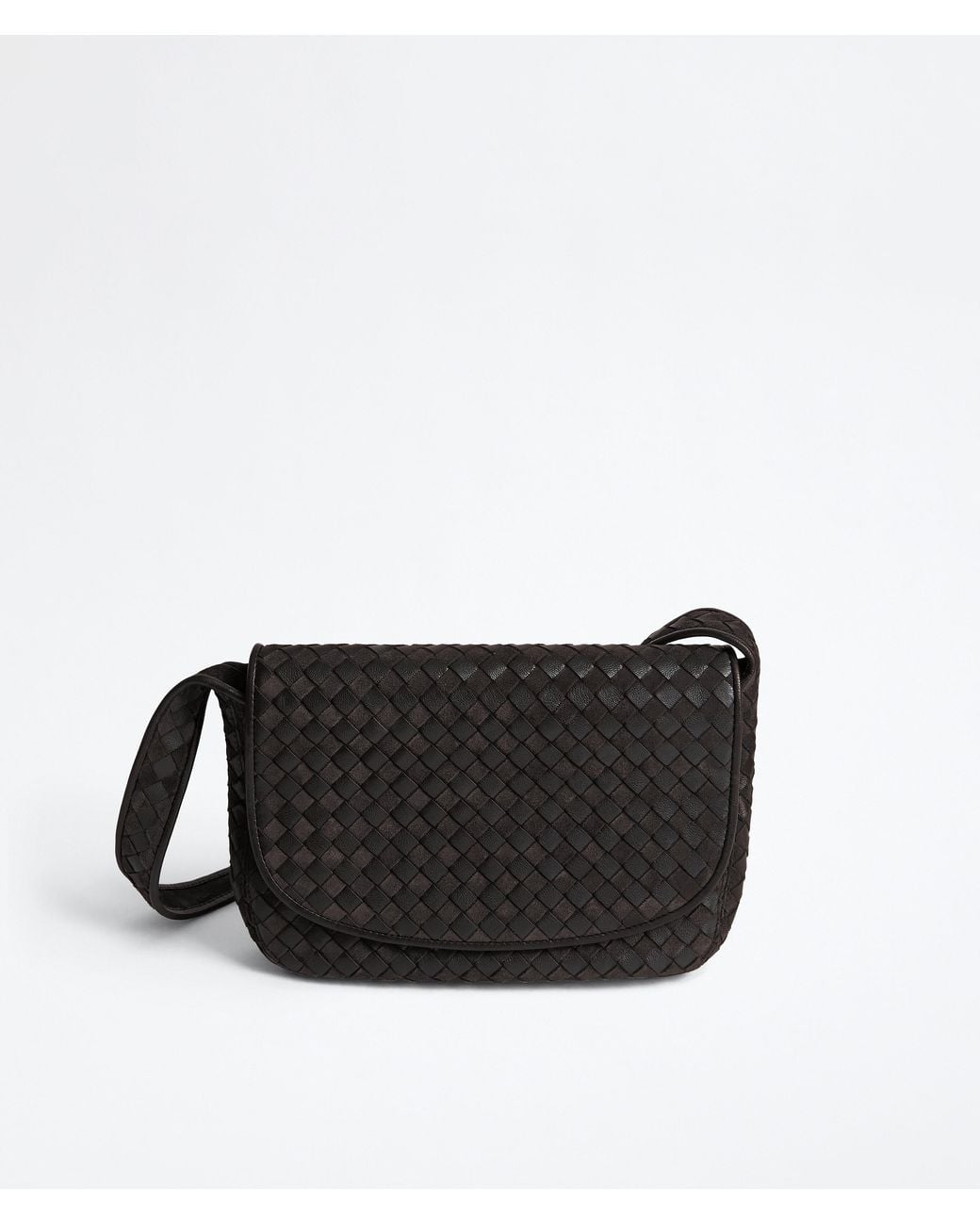 Bottega Veneta Black Veneto Messenger for men