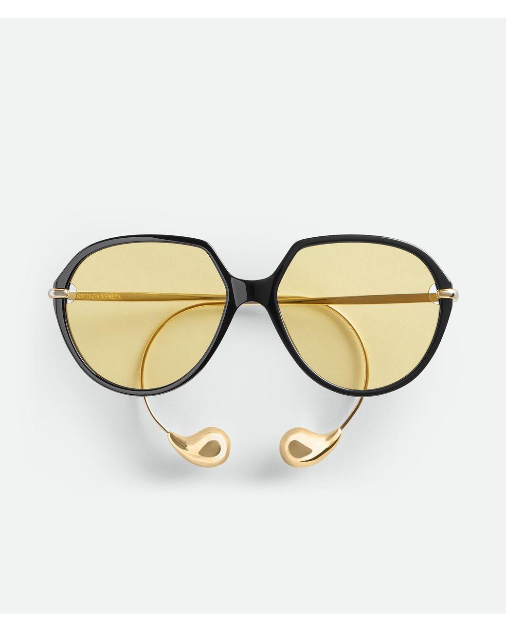 Bottega Veneta Natural Drop Squared Sunglasses