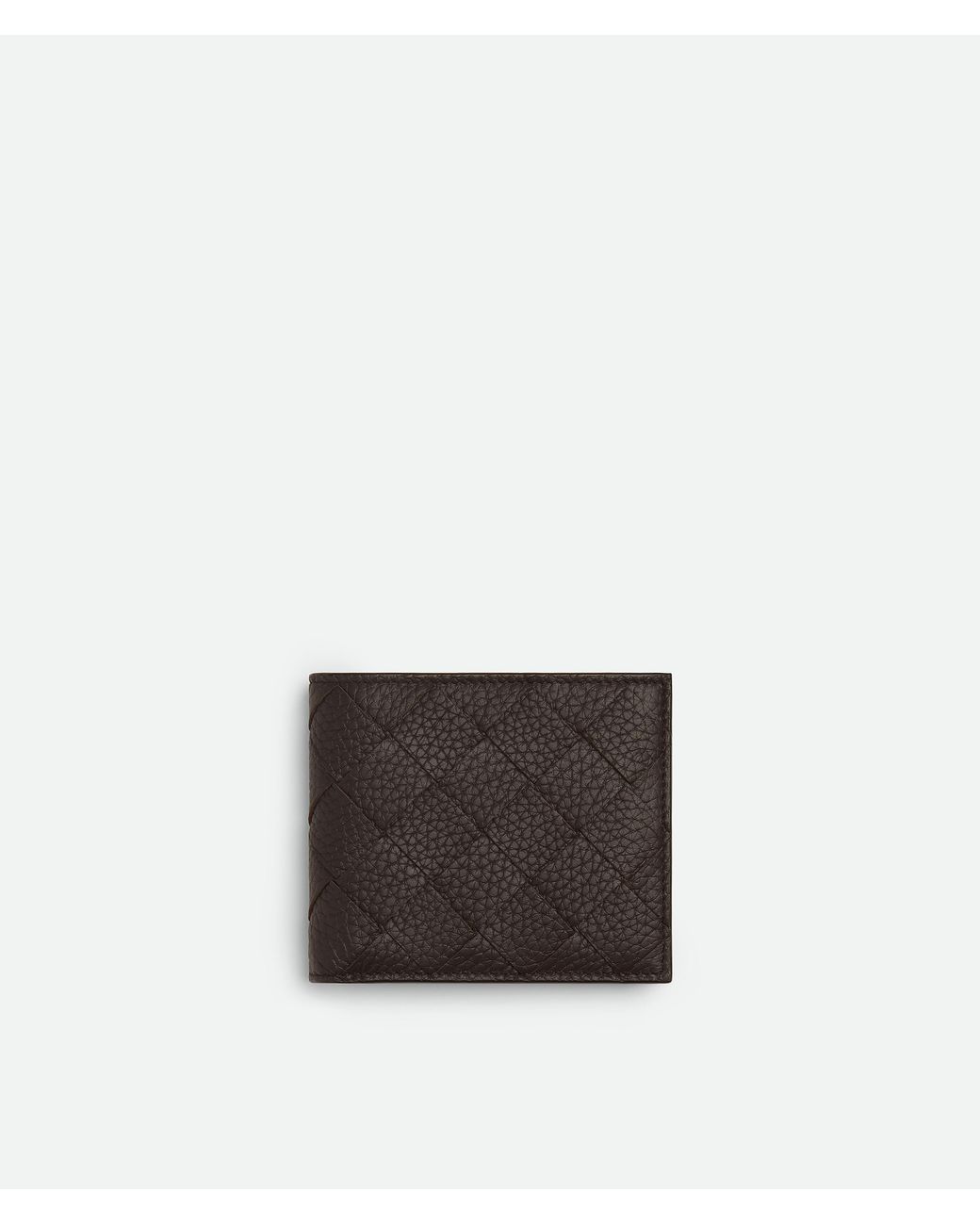 Bottega Veneta White Intrecciato Bi-Fold Wallet for men