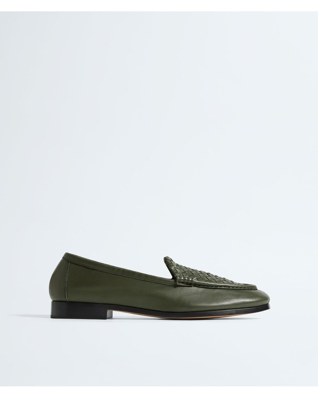 Bottega Veneta Green Silenzio Loafer for men
