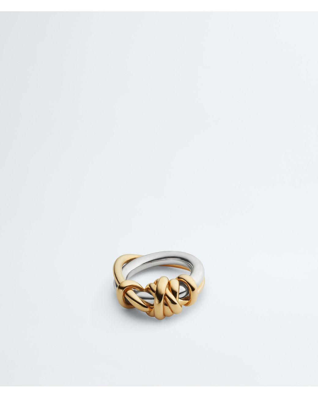 Bottega Veneta Black Knot Ring