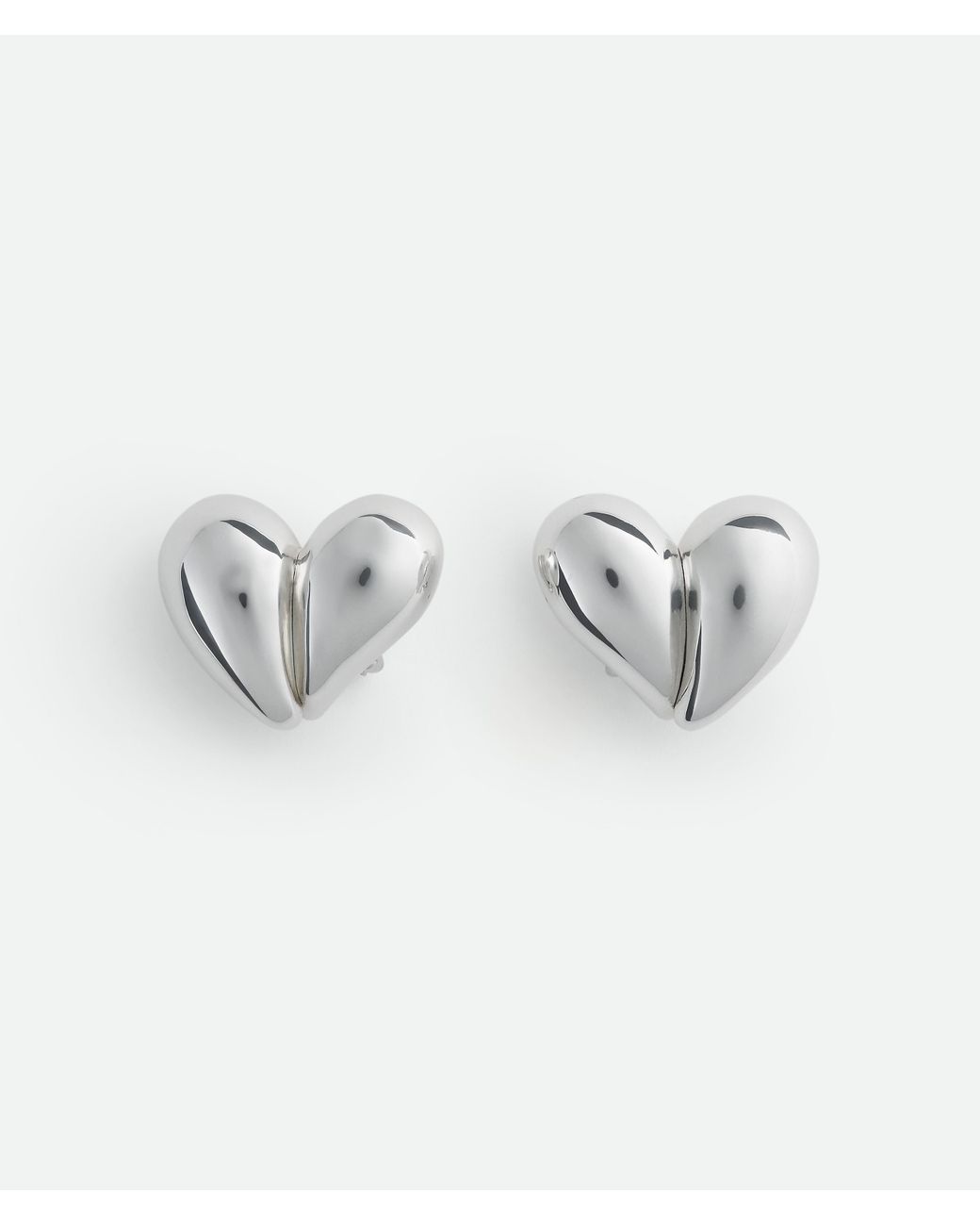 Bottega Veneta Metallic Drop Clip Earrings