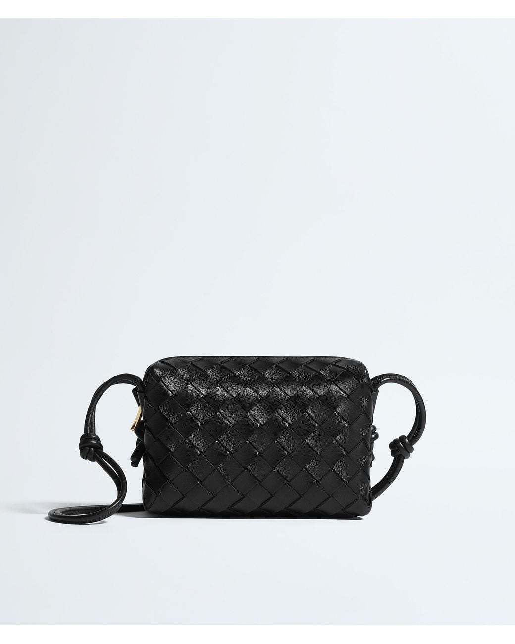 Bottega Veneta Black "Mini Loop Camera" Crossbody Bag