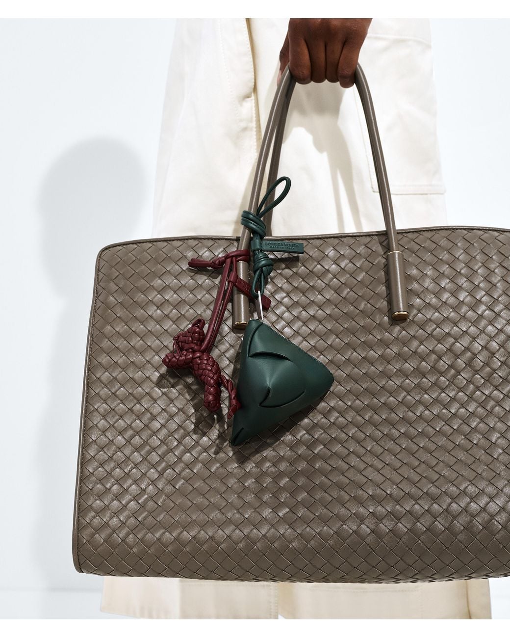 Bottega Veneta White Cat Charm for men