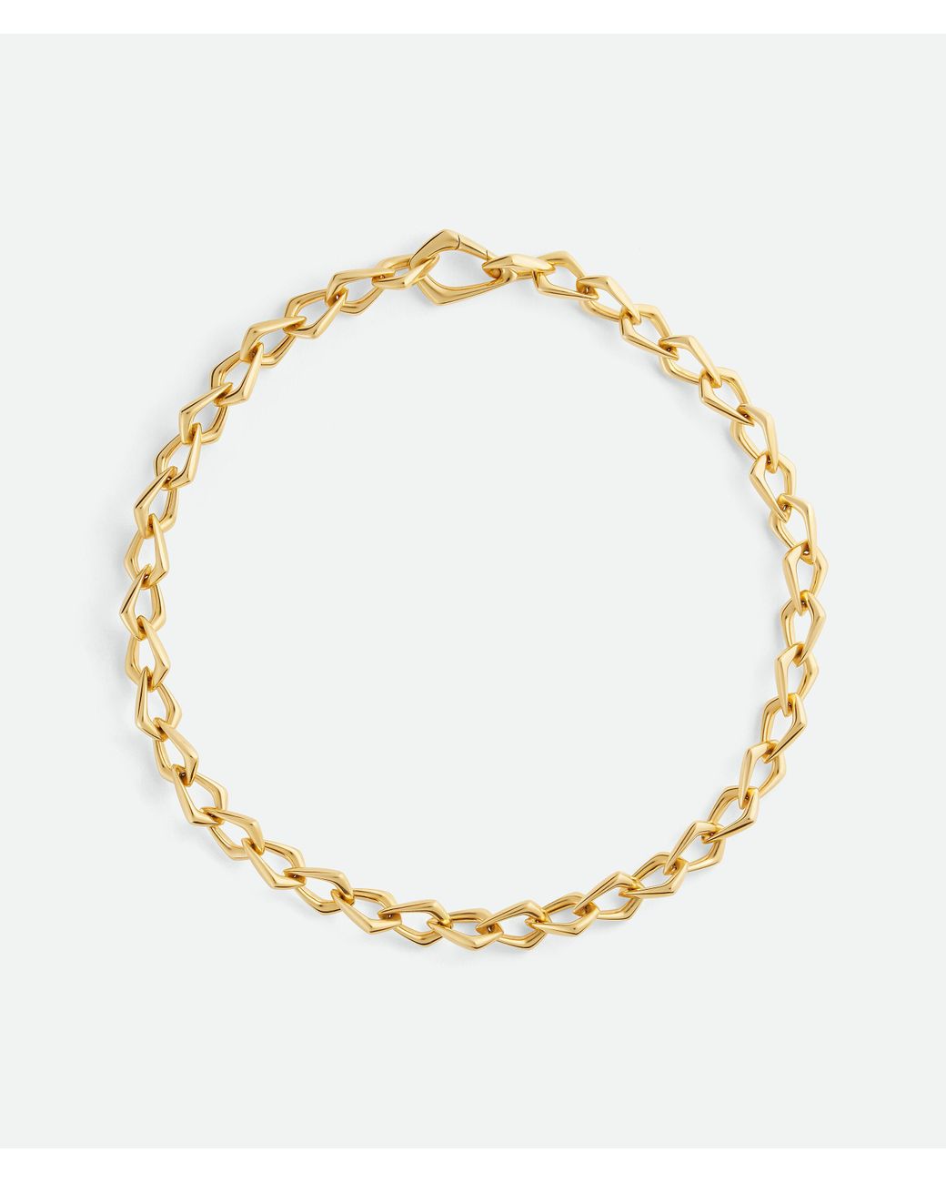 Bottega Veneta Metallic Fin Chain Necklace