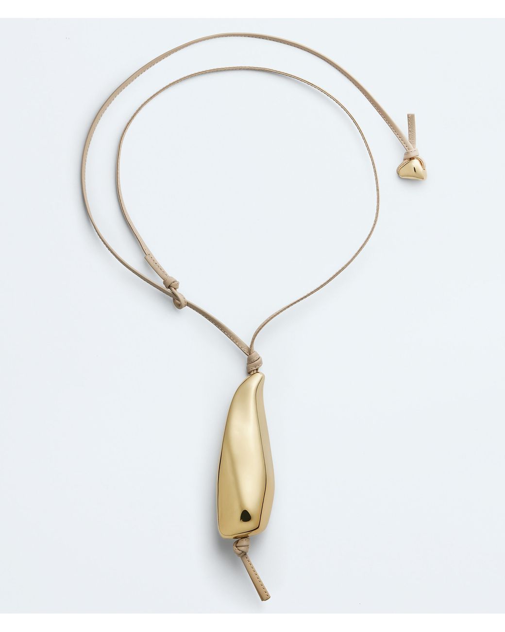 Bottega Veneta White Prisma Necklace