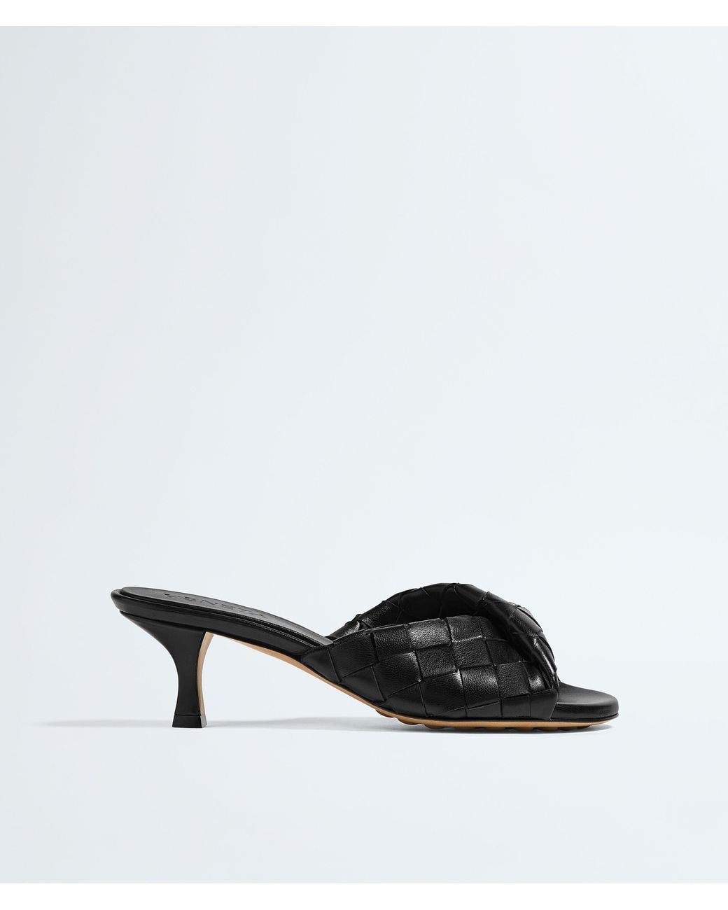 Bottega Veneta Black Blink Mule