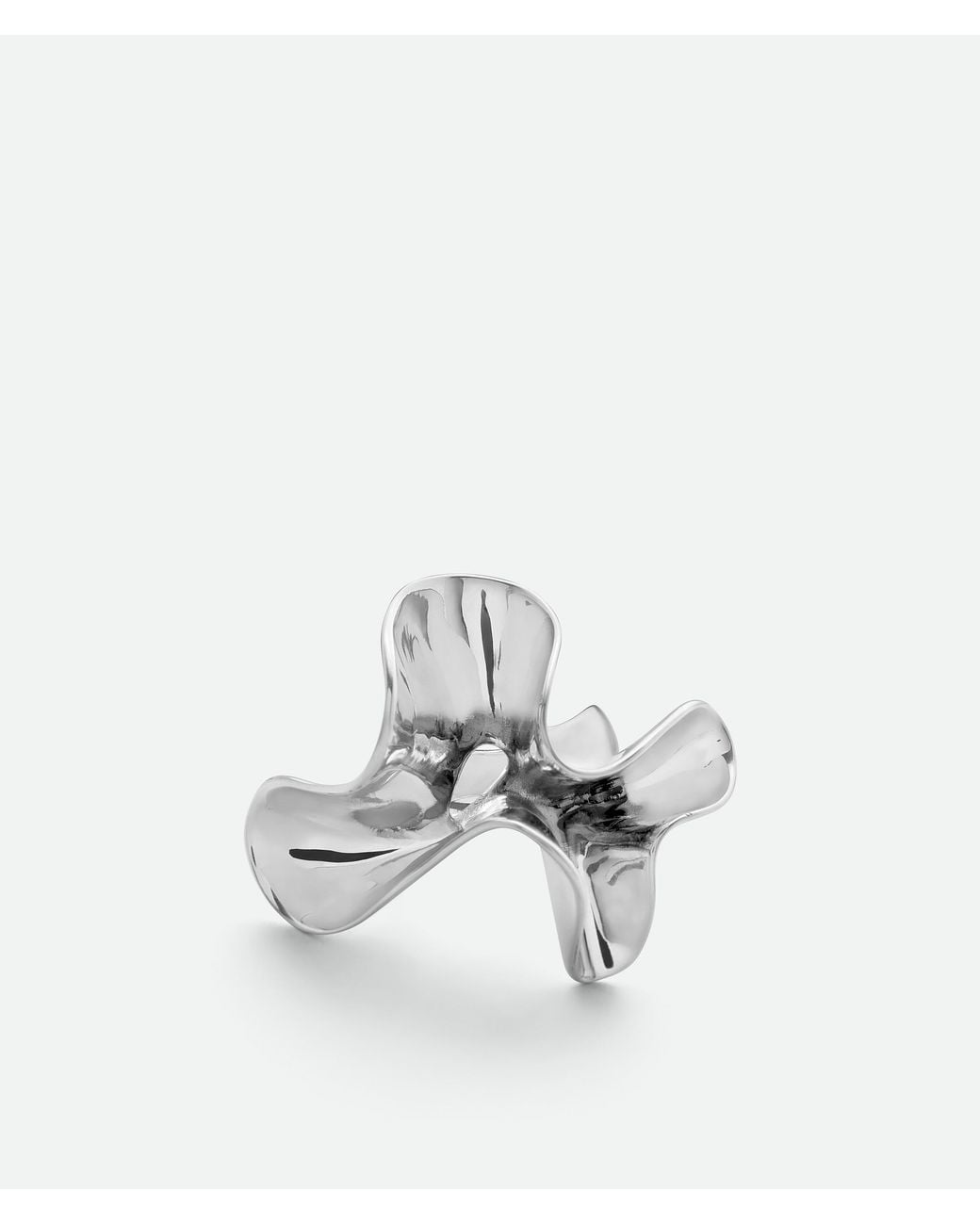 Bottega Veneta White Anemone Ring