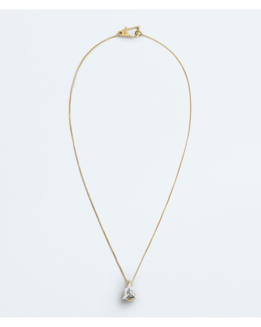 Bottega Veneta Blue Drop Pendant Necklace