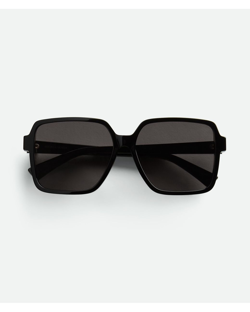 Bottega Veneta Black Soft Square Sunglasses