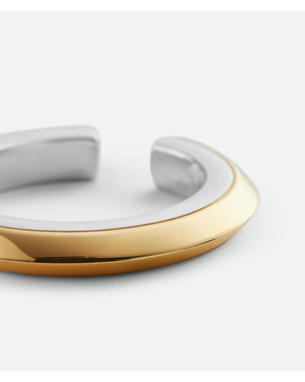 Bottega Veneta White Stack Ring
