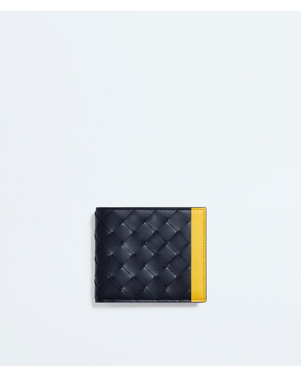Bottega Veneta White Intrecciato Bi-Fold Wallet for men