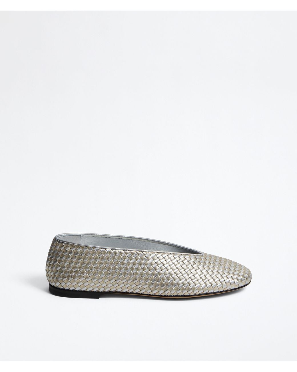 Bottega Veneta White Rosa Ballerina