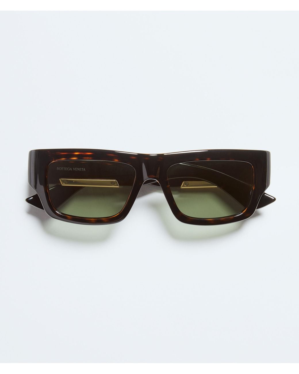 Bottega Veneta Brown Dash Squared Sunglasses