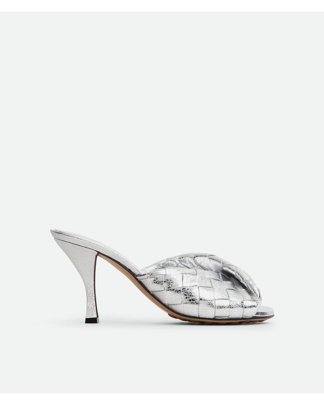 Bottega Veneta White Blink Mule