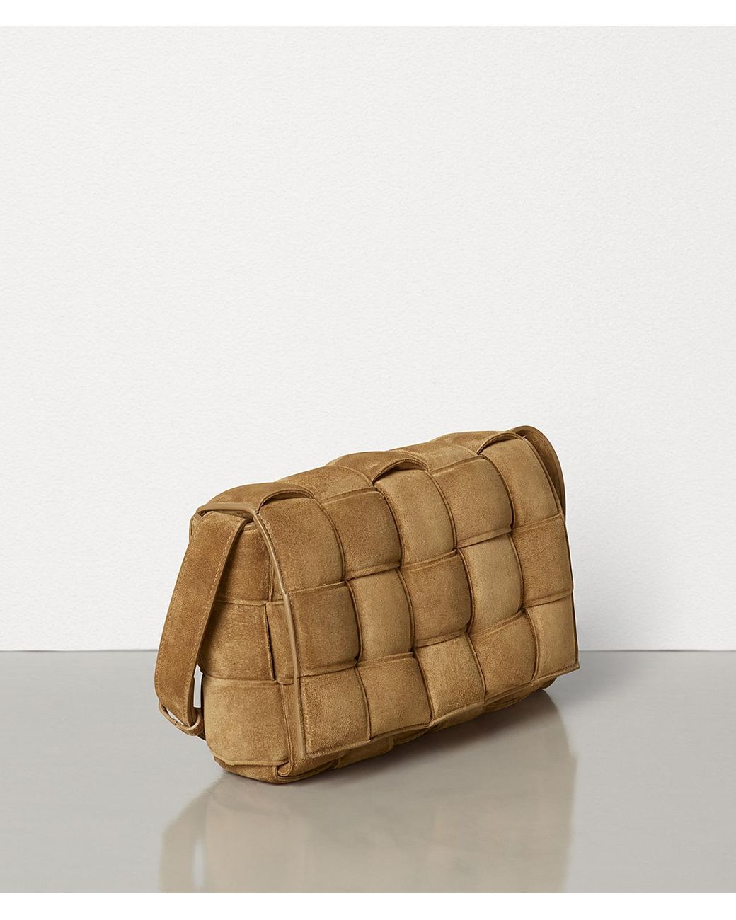 bottega veneta padded cassette suede