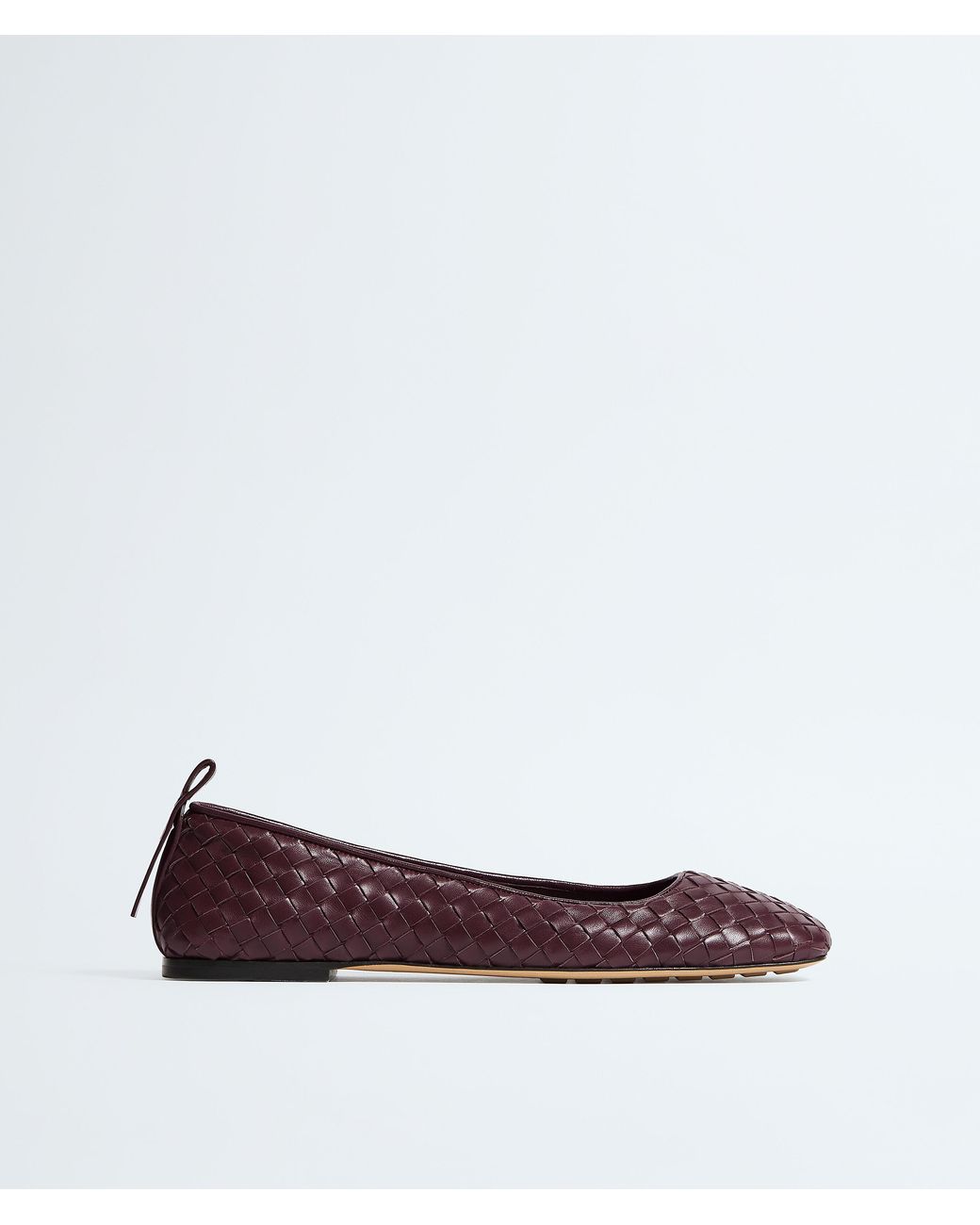 Bottega Veneta Red Charlotte Ballerina