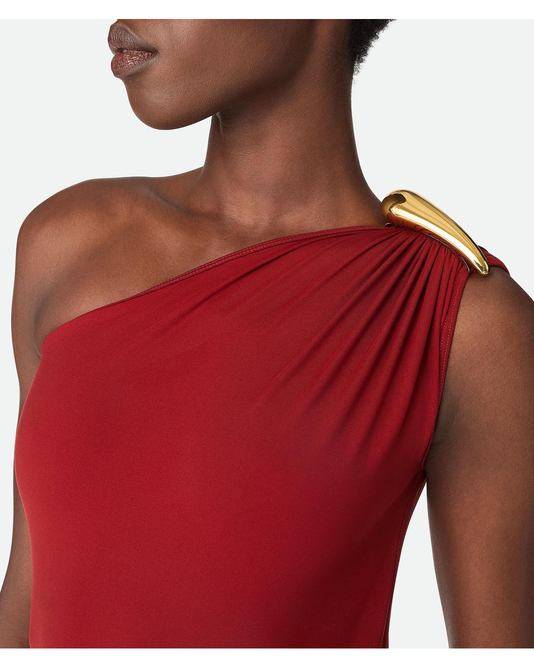 Bottega Veneta Red Badeanzug Aus Stretch-Nylon
