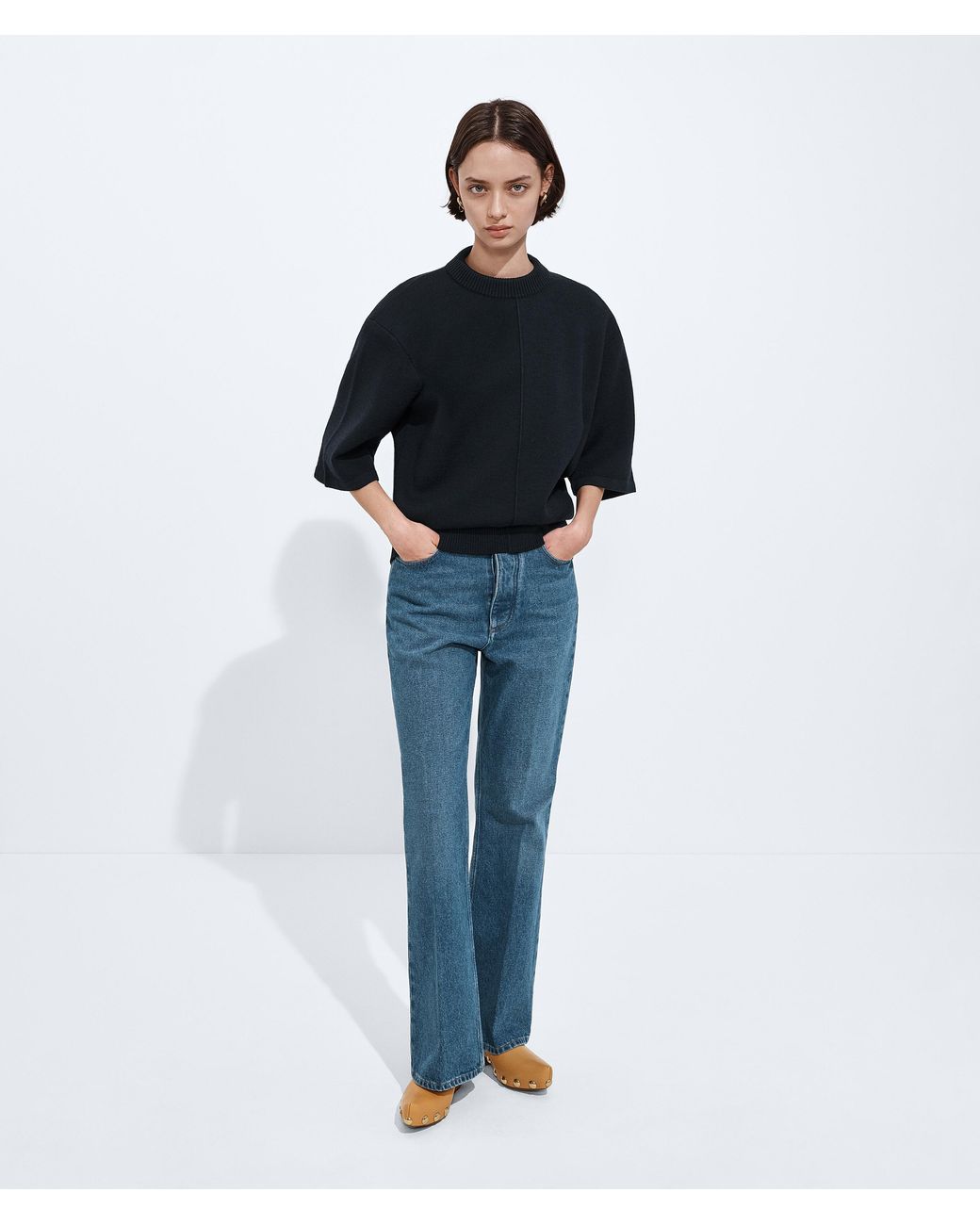 Bottega Veneta Blue Medium Flared Jeans