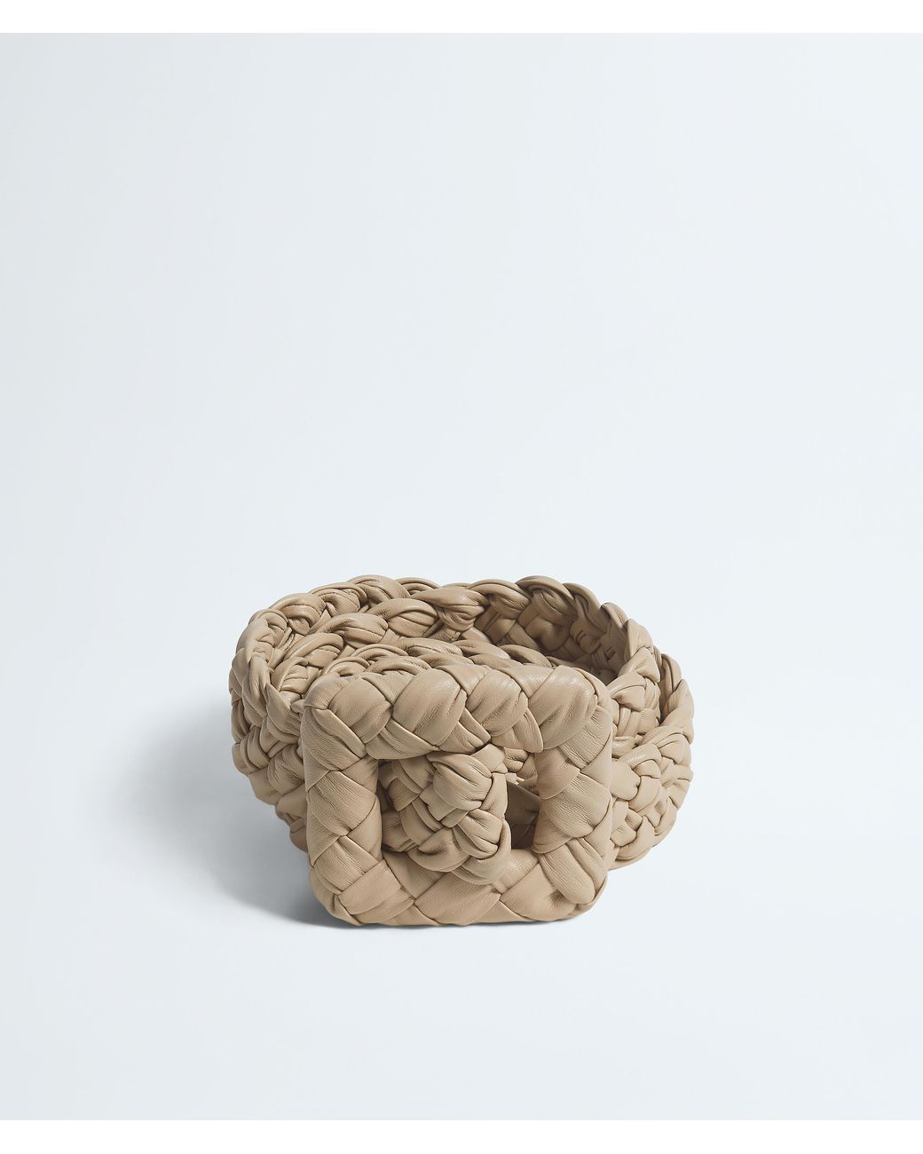 Bottega Veneta White Foulard Belt