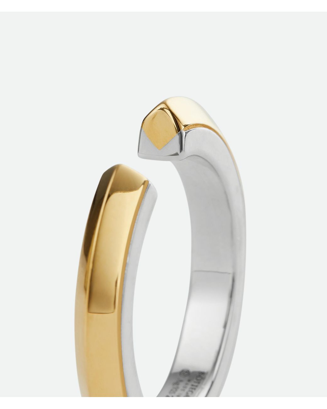 Bottega Veneta White Stack Ring