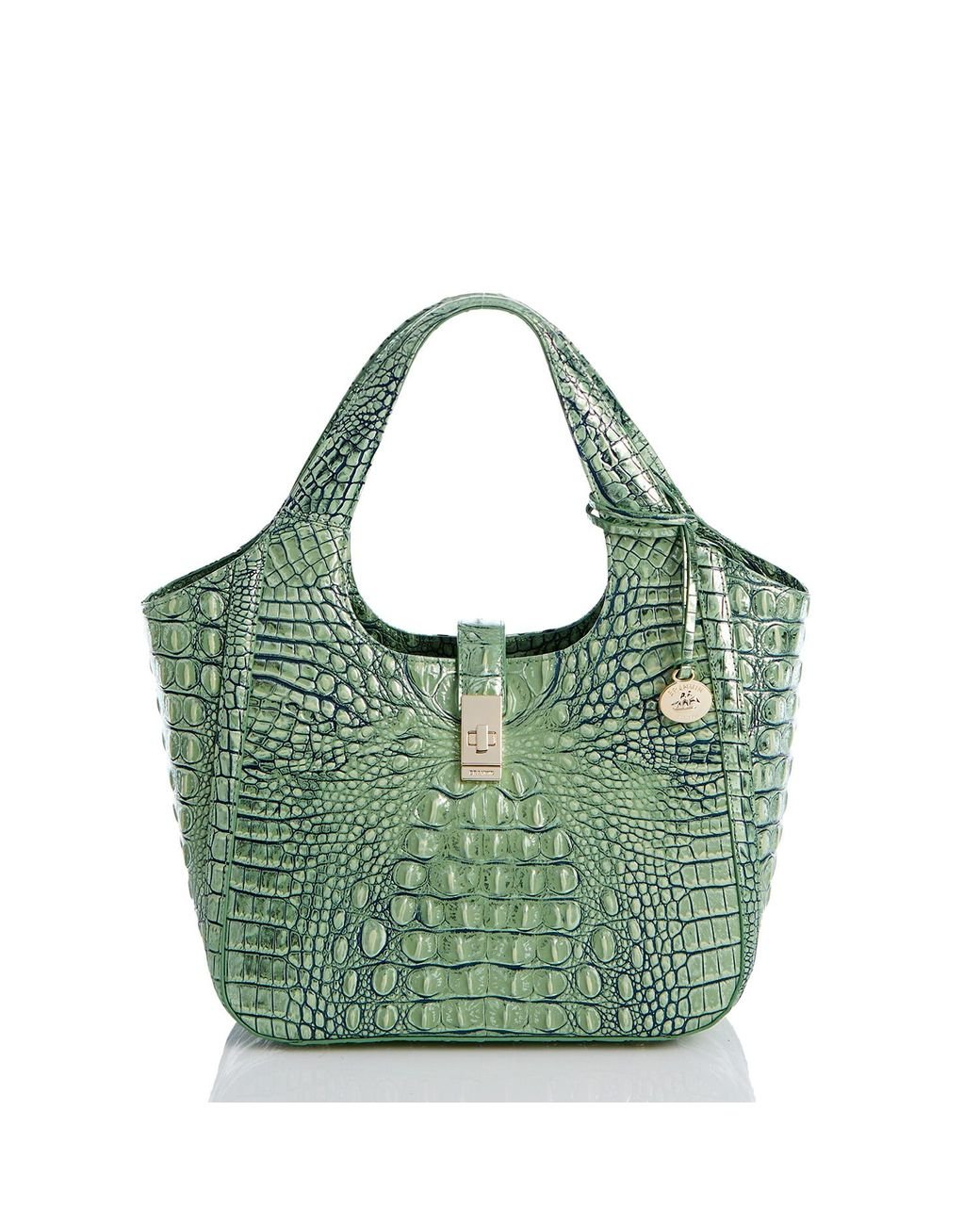 Brahmin Small Carla in Green Lyst