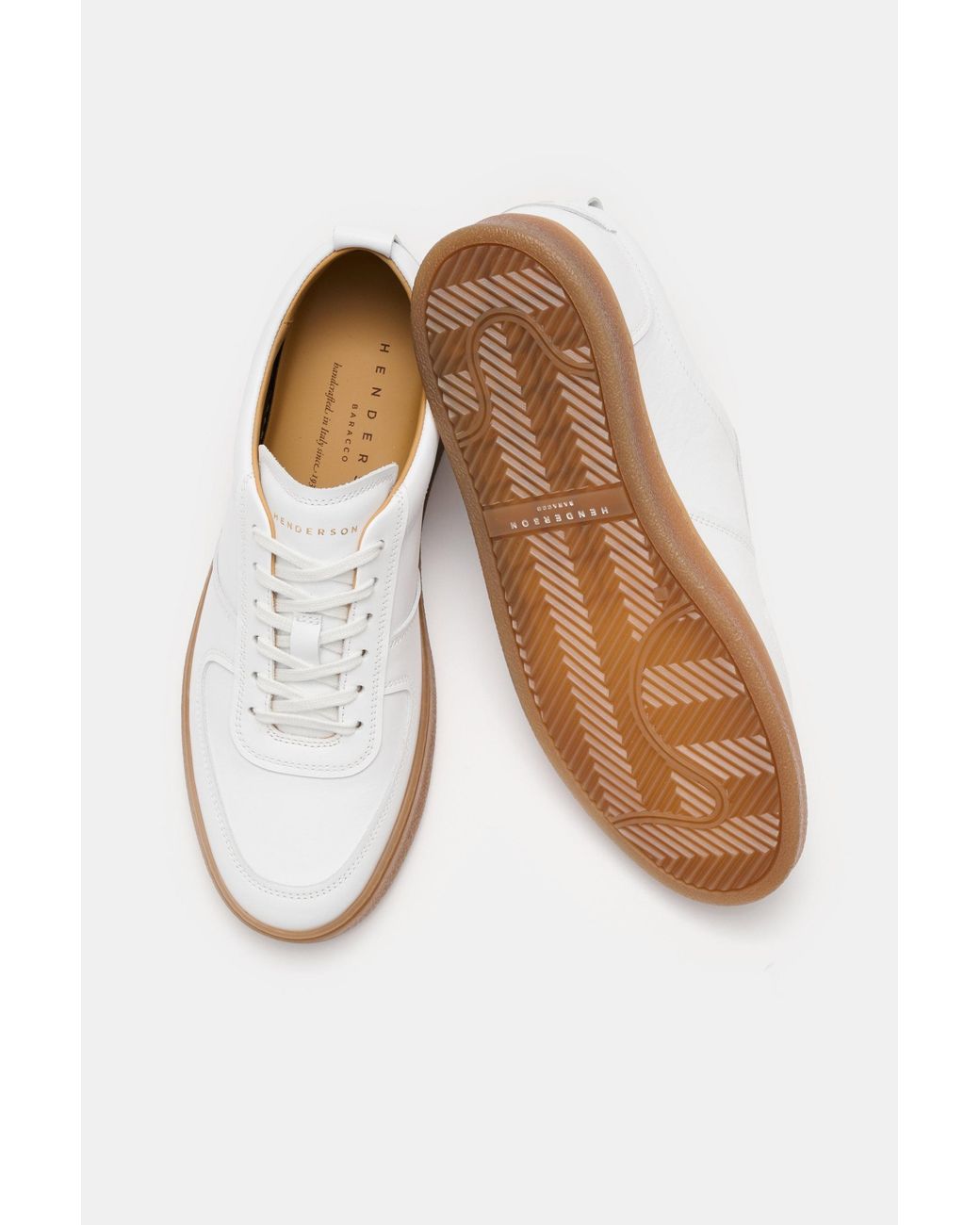 Henderson Sneaker 'Vitello' in White für Herren