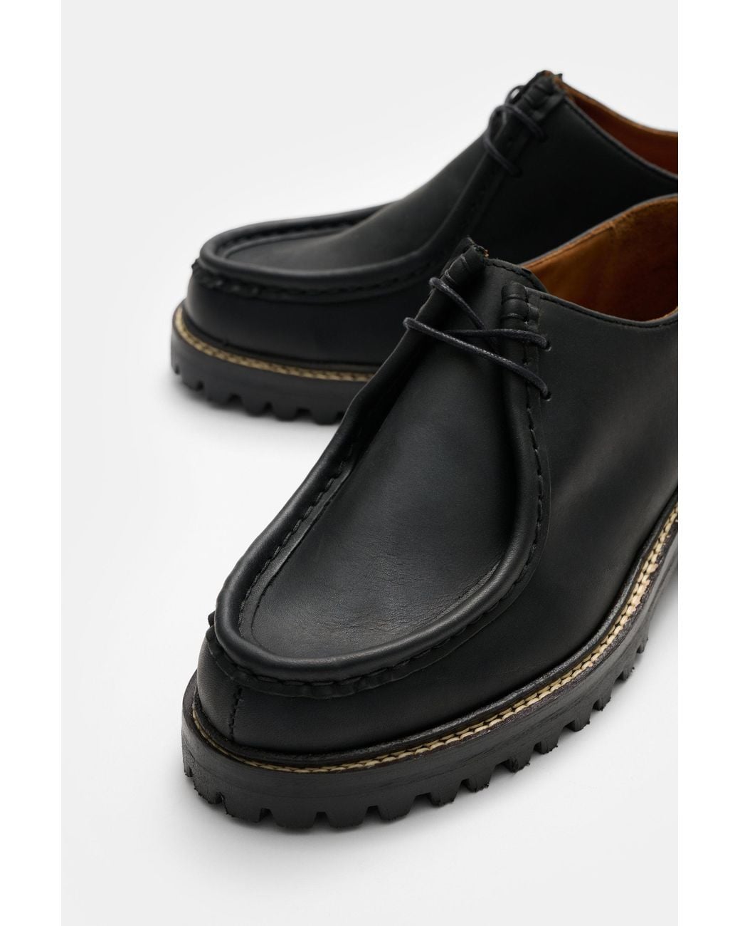 Sebago Wallabee 'Dockside' in Black für Herren