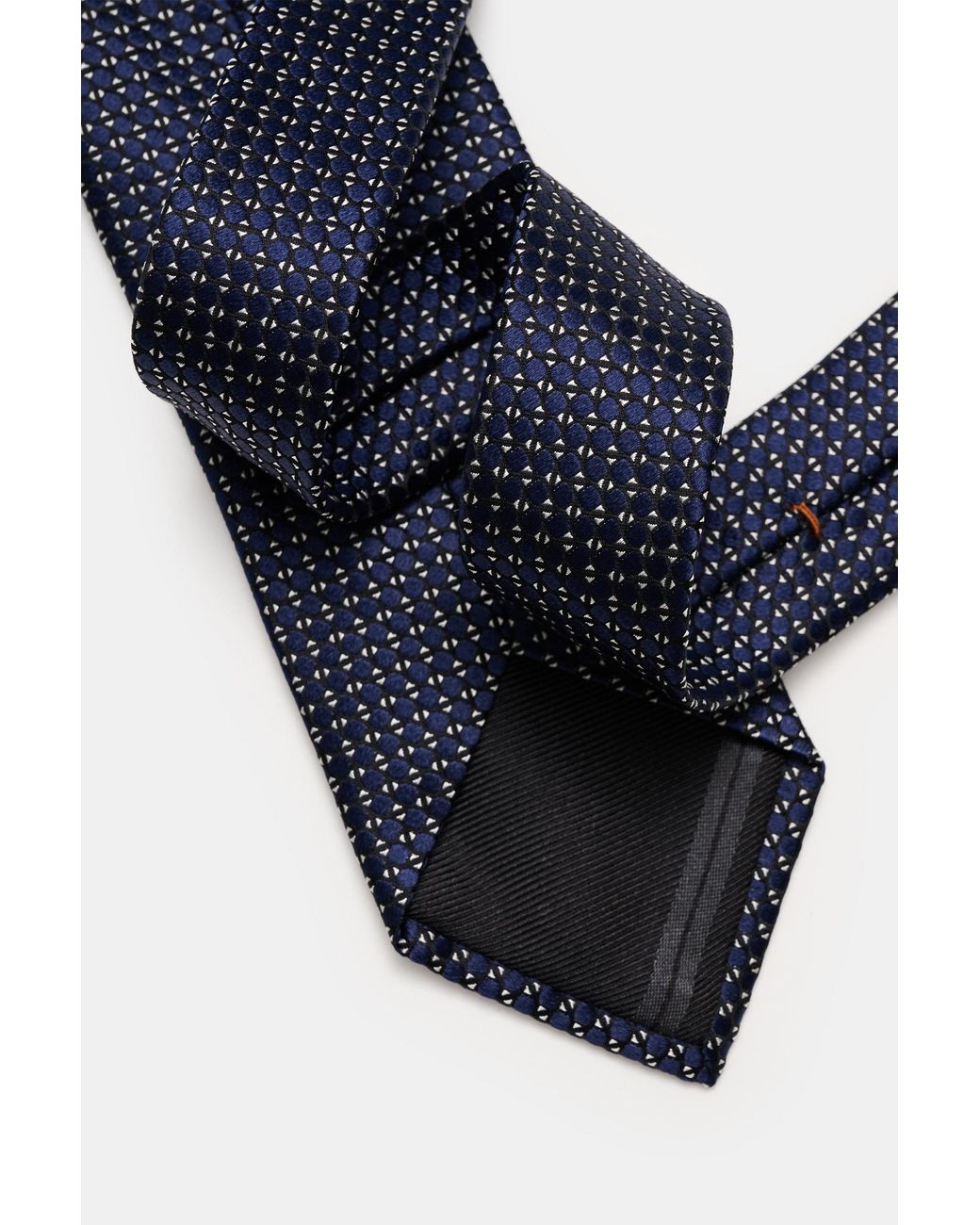 Zegna Krawatte/Creme/Schwarz Gemustert in Blue für Herren