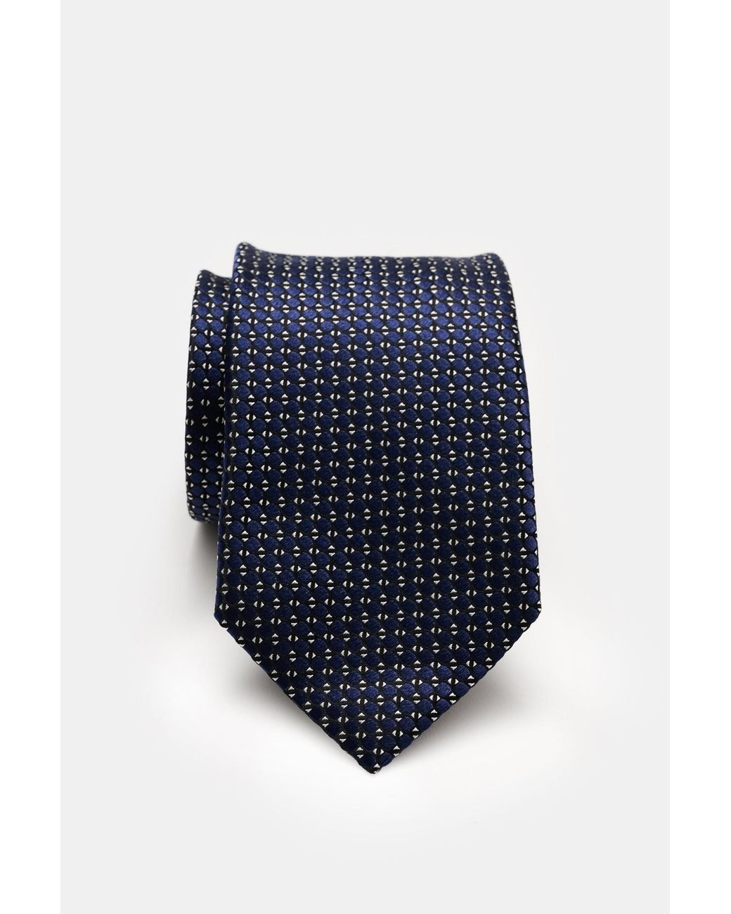 Zegna Krawatte/Creme/Schwarz Gemustert in Blue für Herren