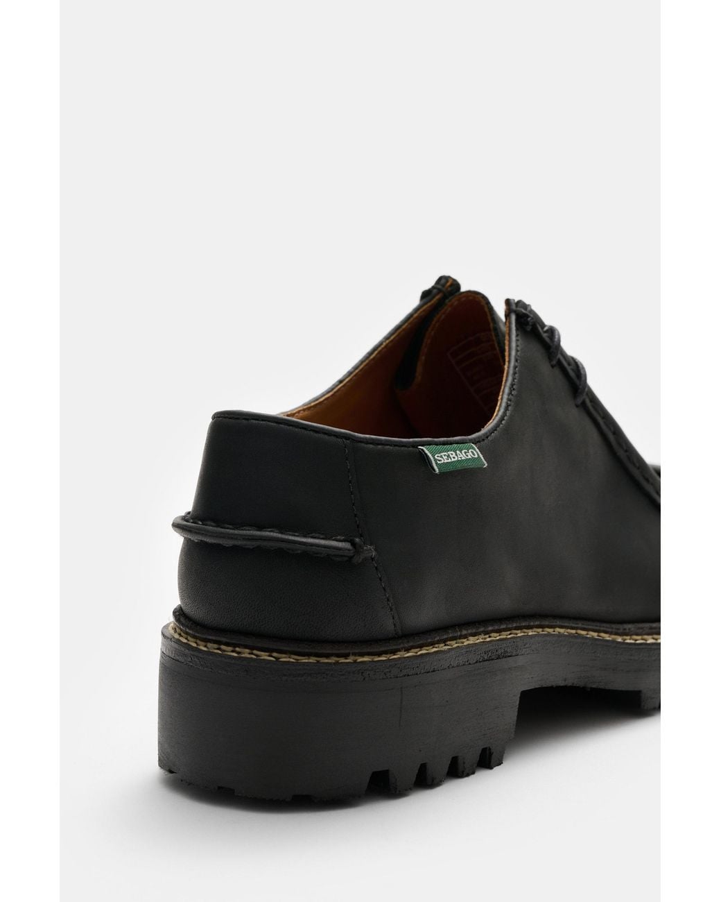Sebago Wallabee 'Dockside' in Black für Herren