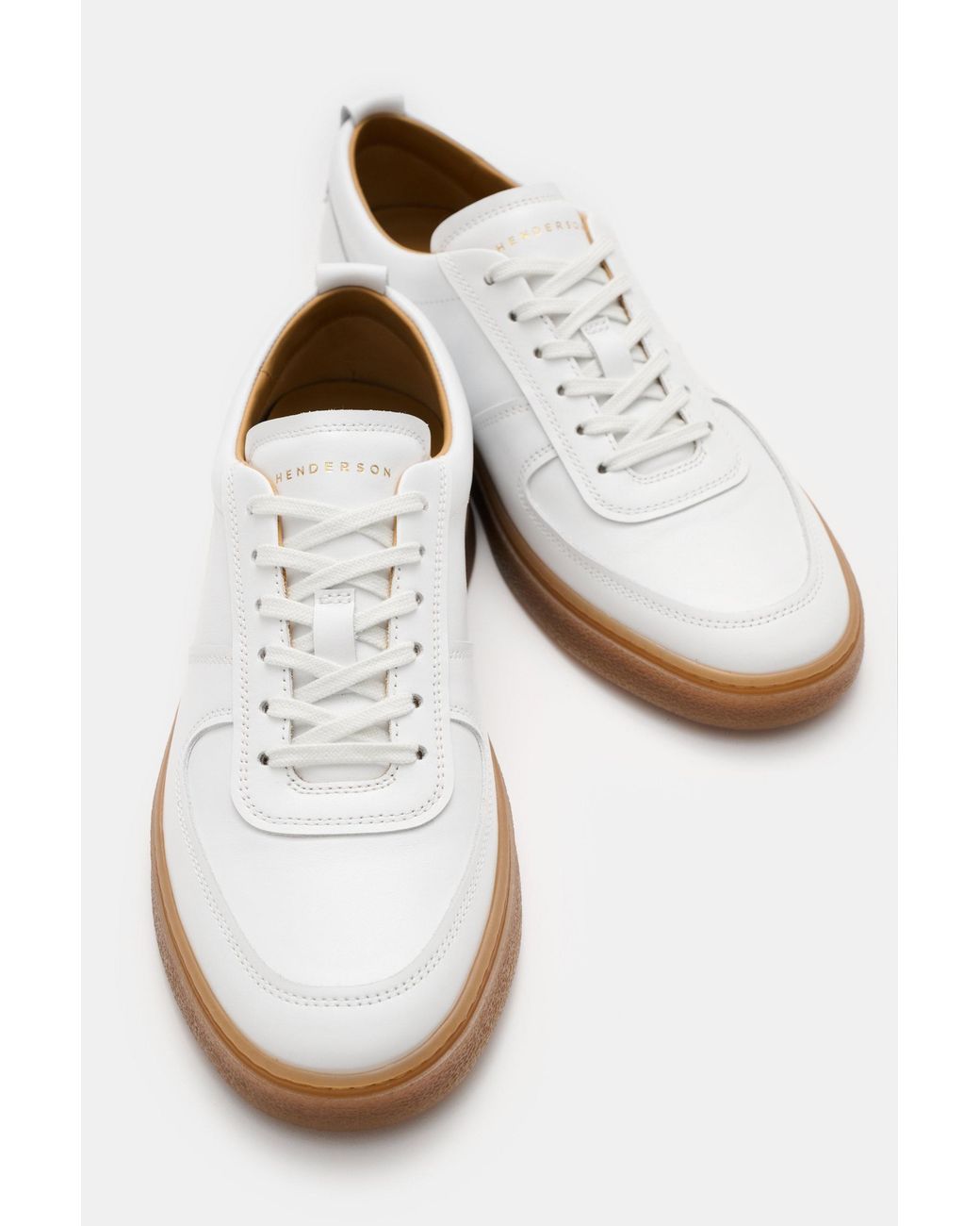 Henderson Sneaker 'Vitello' in White für Herren