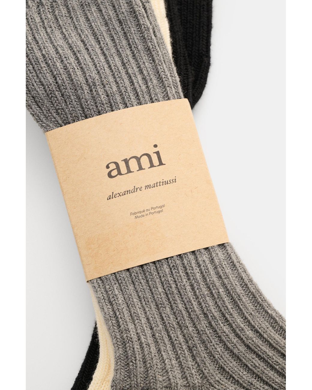 AMI Strümpfe 3Er-Set/Grau/Schwarz in Black für Herren