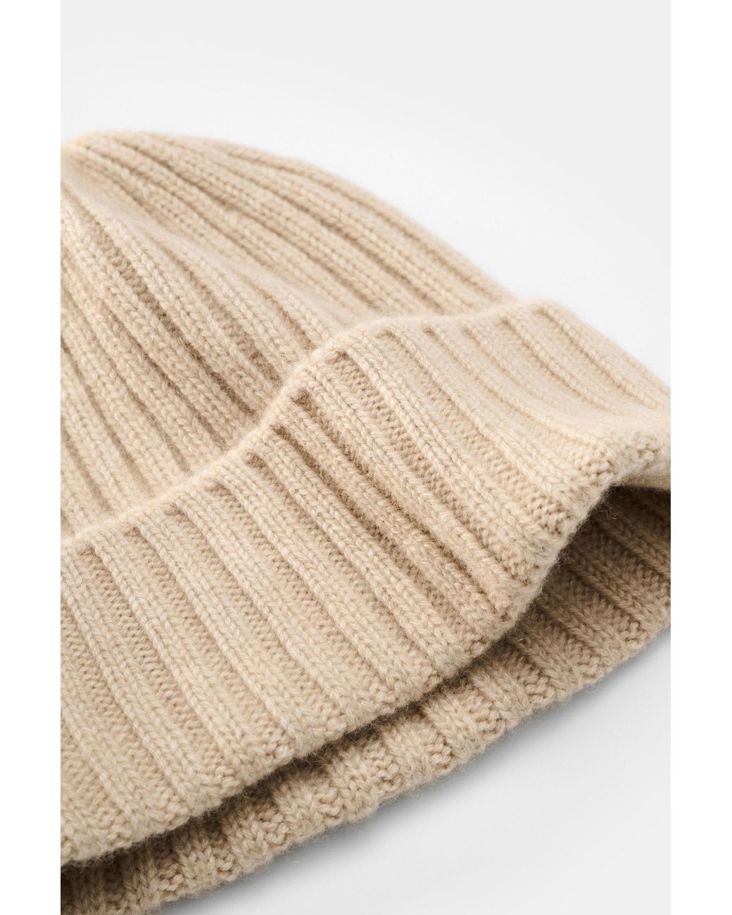 Fedeli Cashmere Mütze in Natural für Herren