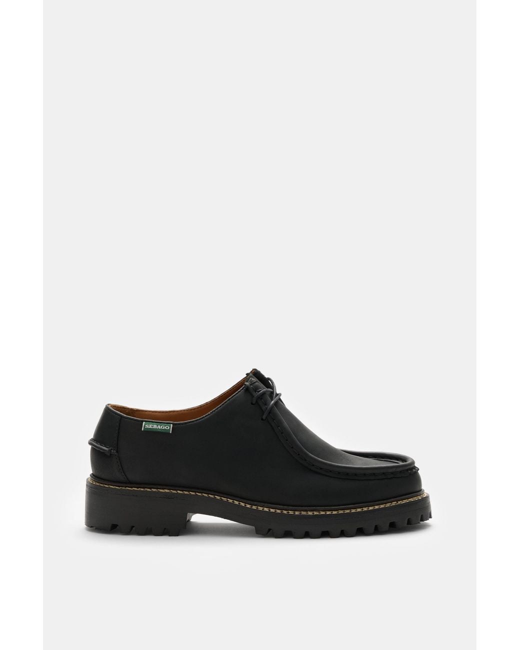 Sebago Wallabee 'Dockside' in Black für Herren