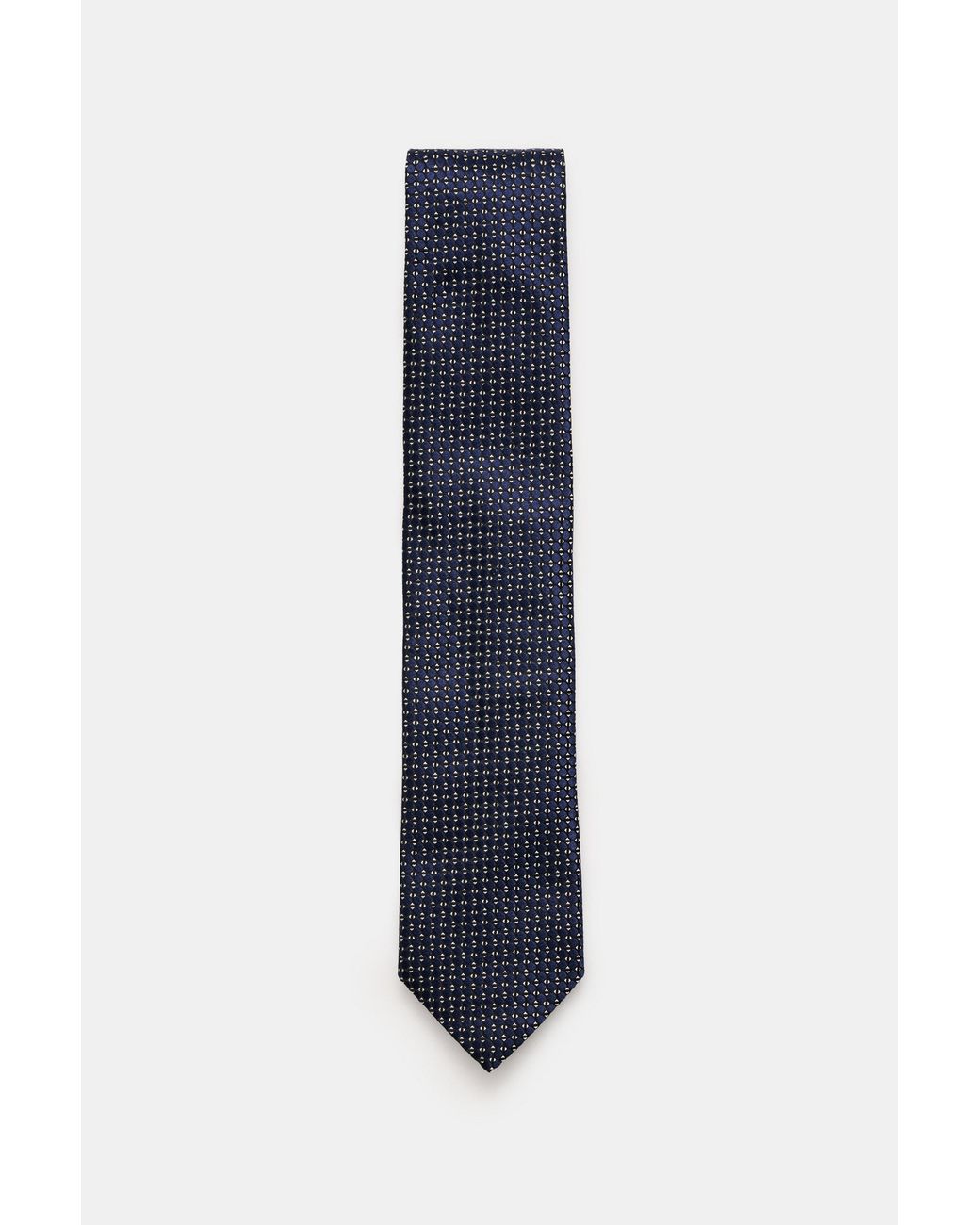 Zegna Krawatte/Creme/Schwarz Gemustert in Blue für Herren