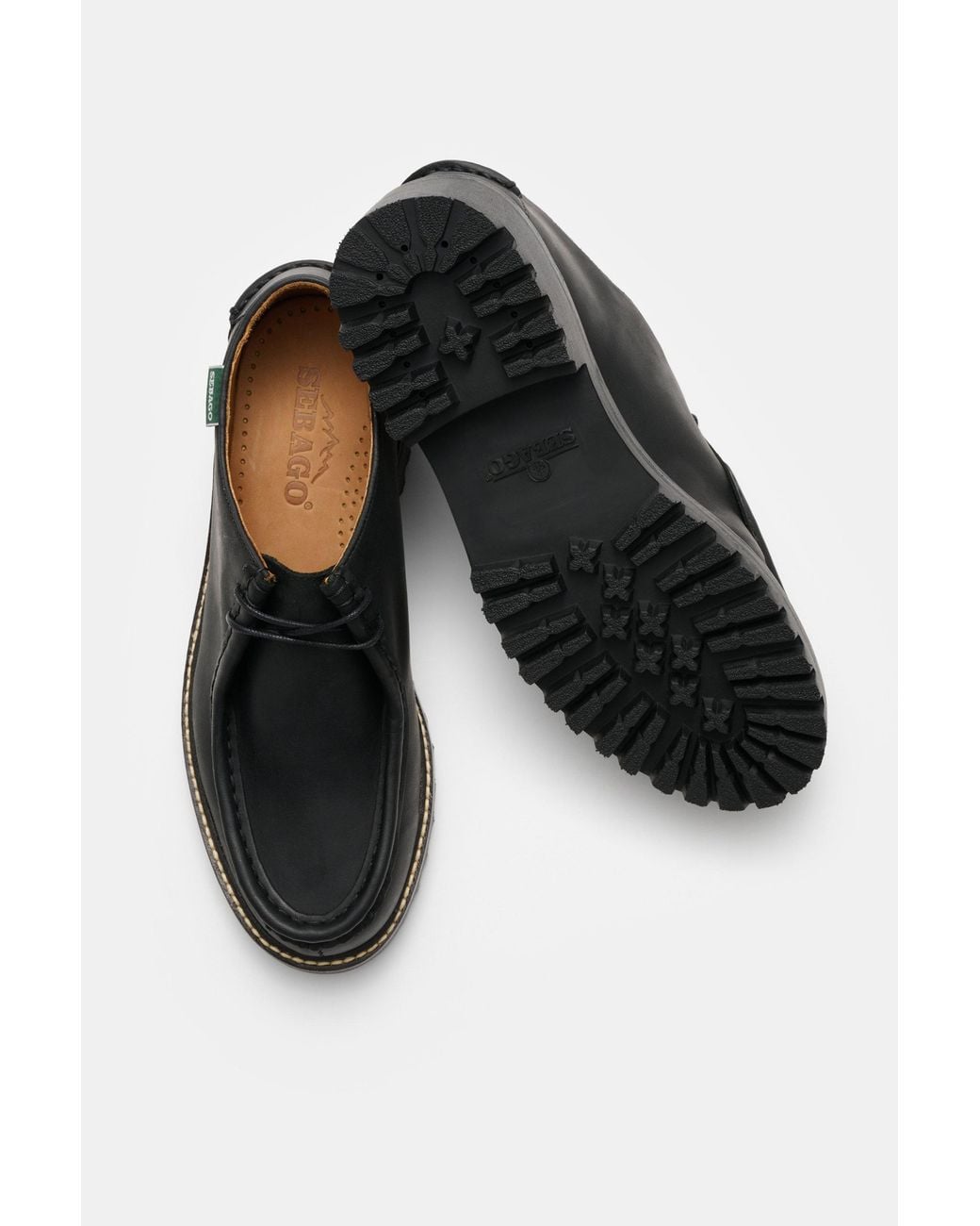 Sebago Wallabee 'Dockside' in Black für Herren