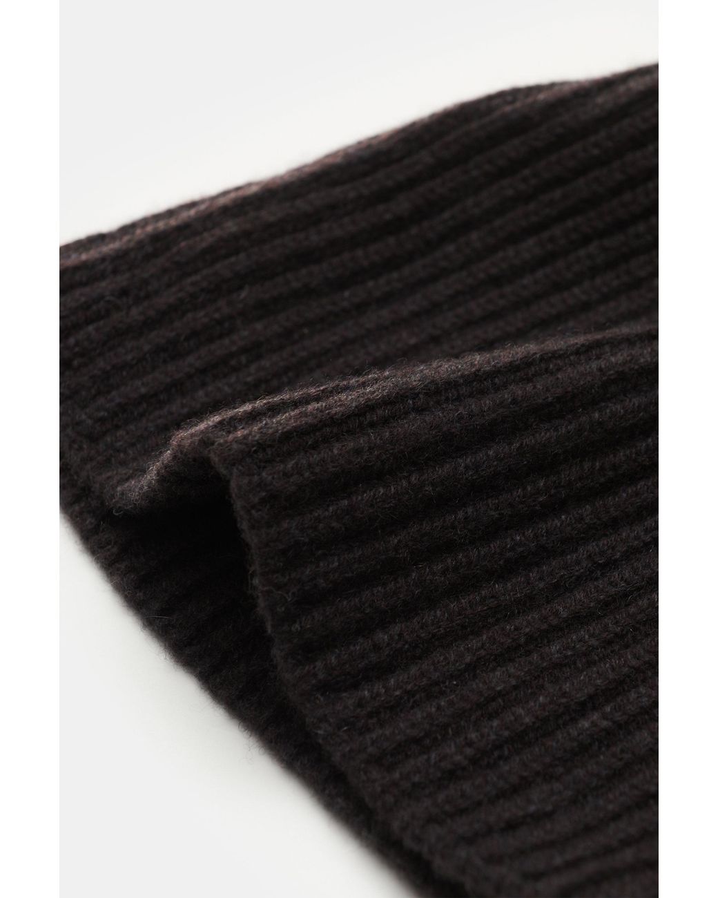 Fedeli Cashmere Mütze 'Alfredo' in Black für Herren