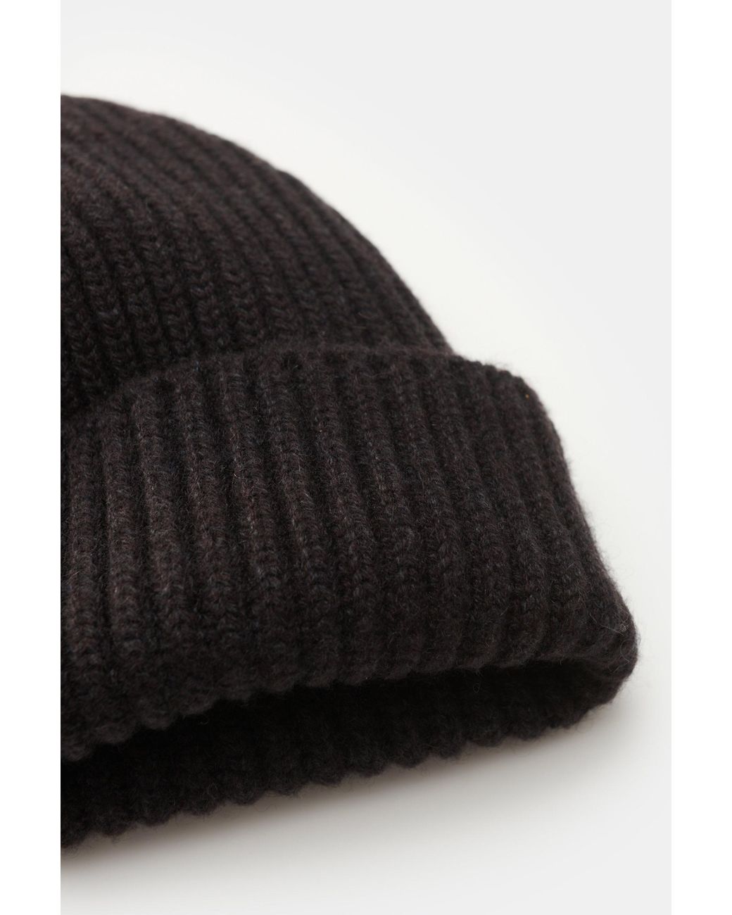Fedeli Cashmere Mütze 'Alfredo' in Black für Herren