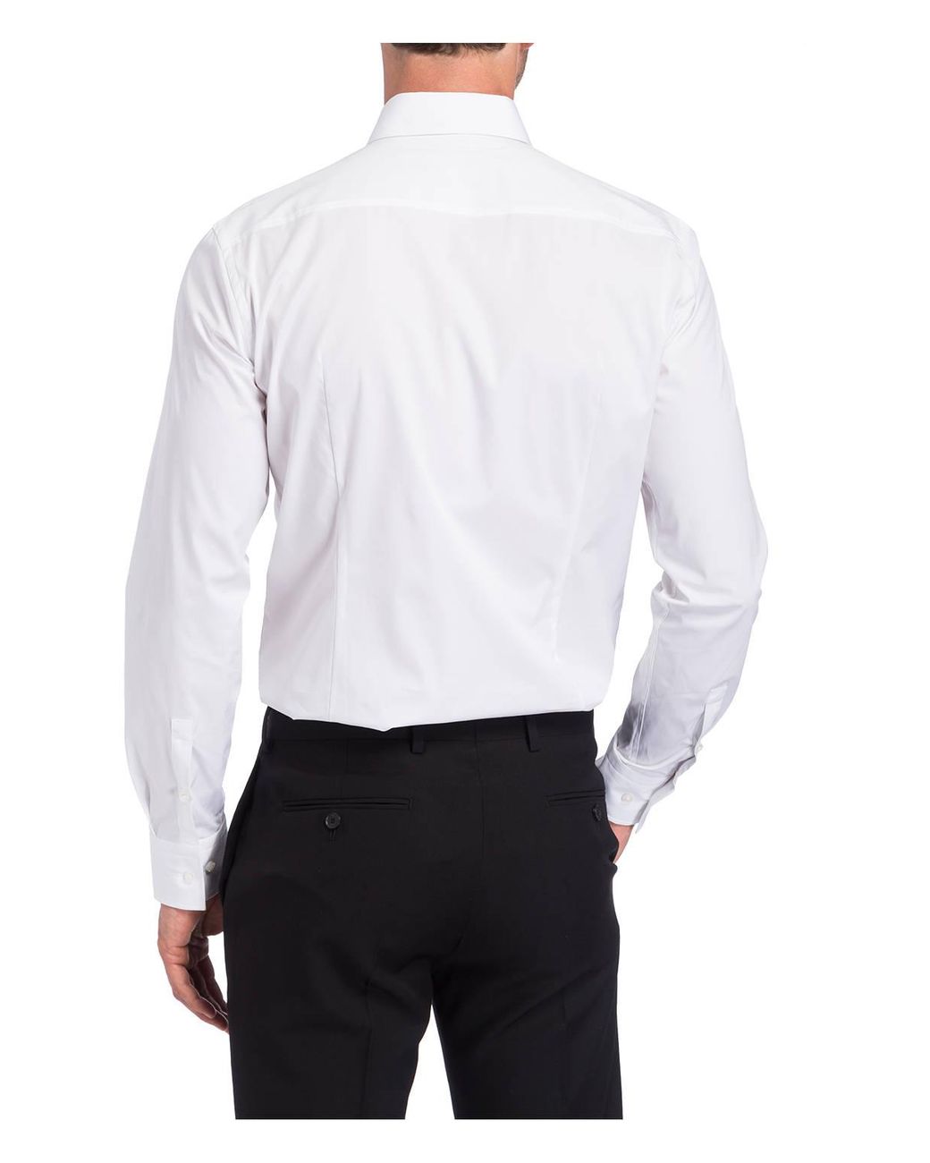 BOSS by HUGO BOSS Smoking-Hemd JONS Slim Fit in Weiß für Herren - Lyst