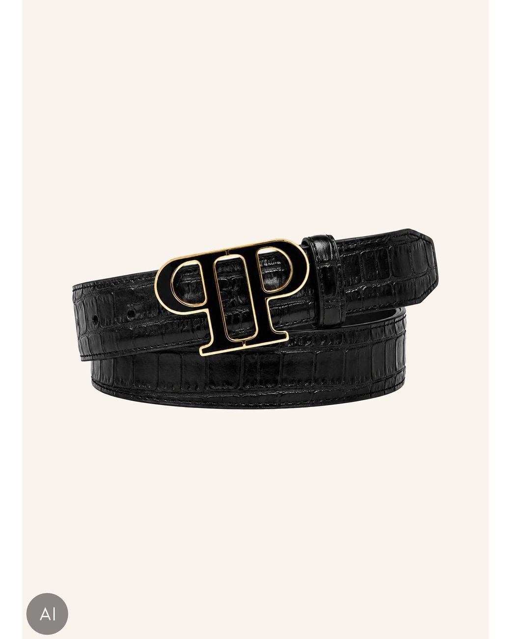 Philipp Plein Gürtel COCCO in Black für Herren