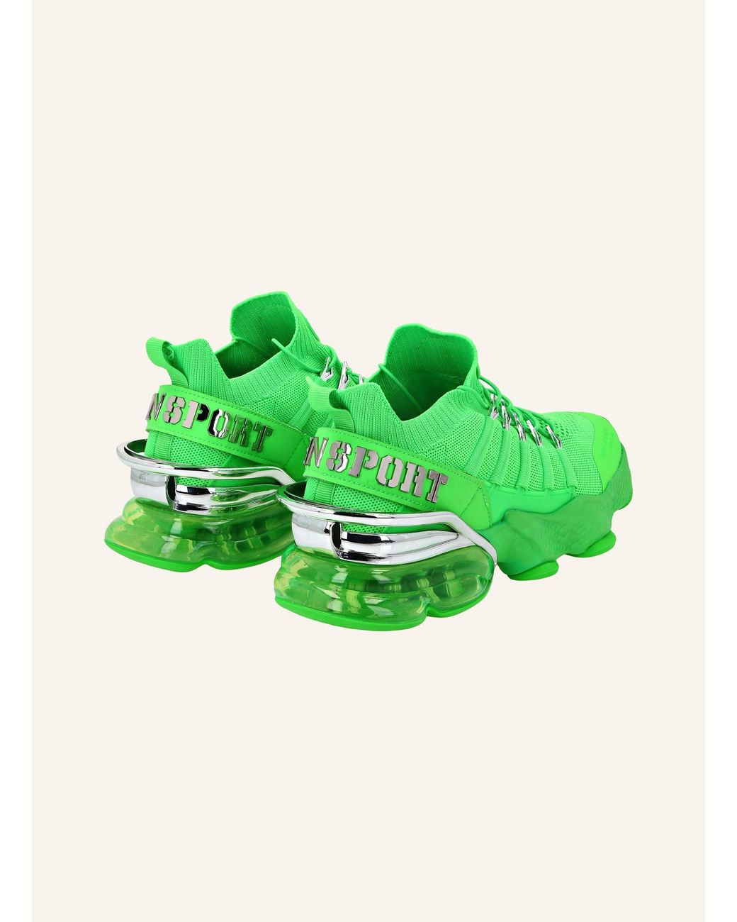 Philipp Plein Green Running-Sneaker TIGER ATTACK//GEN.X.4