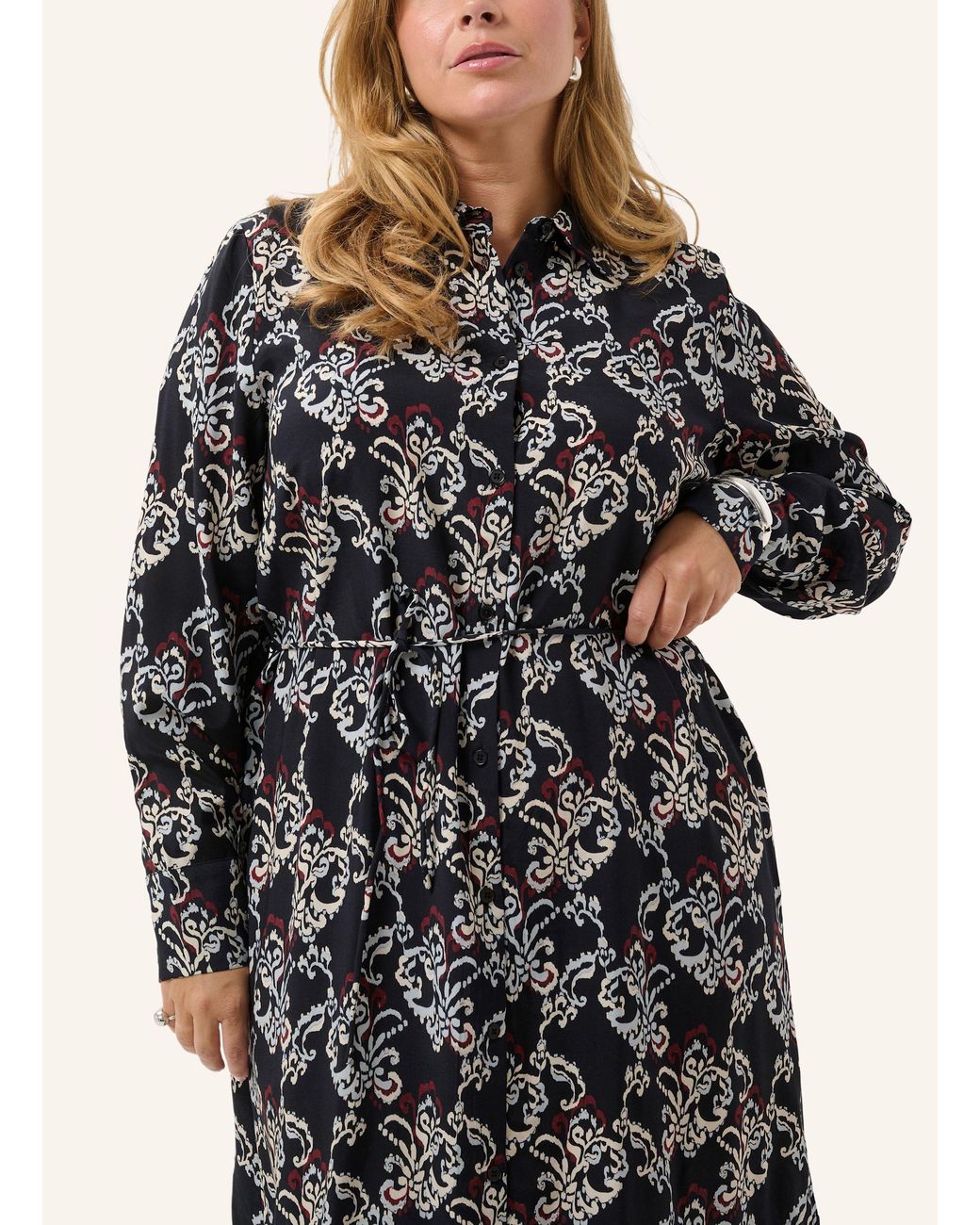 Kaffe Black Hemdblusenkleid KCHIPE