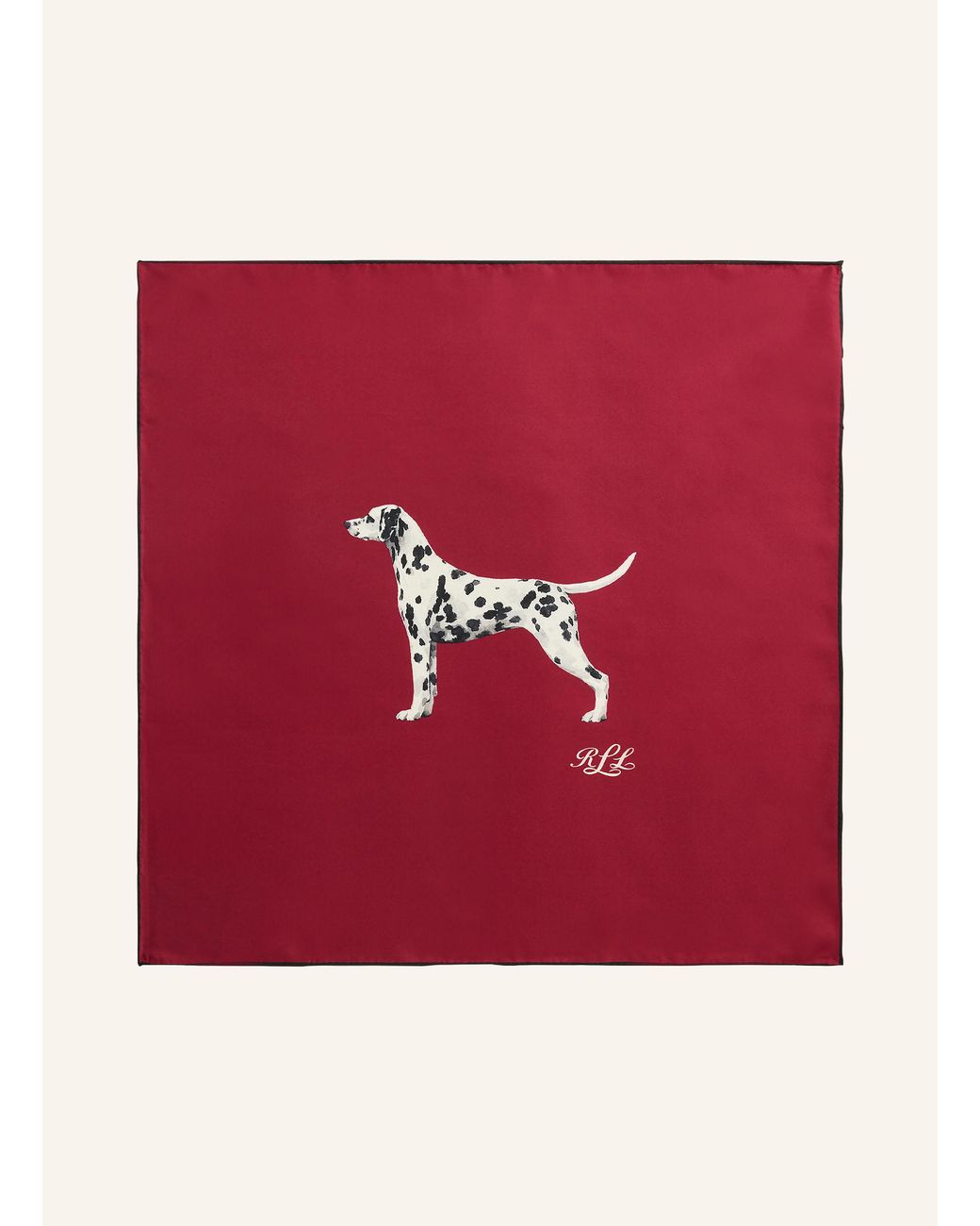 Ralph Lauren Red Seidentuch