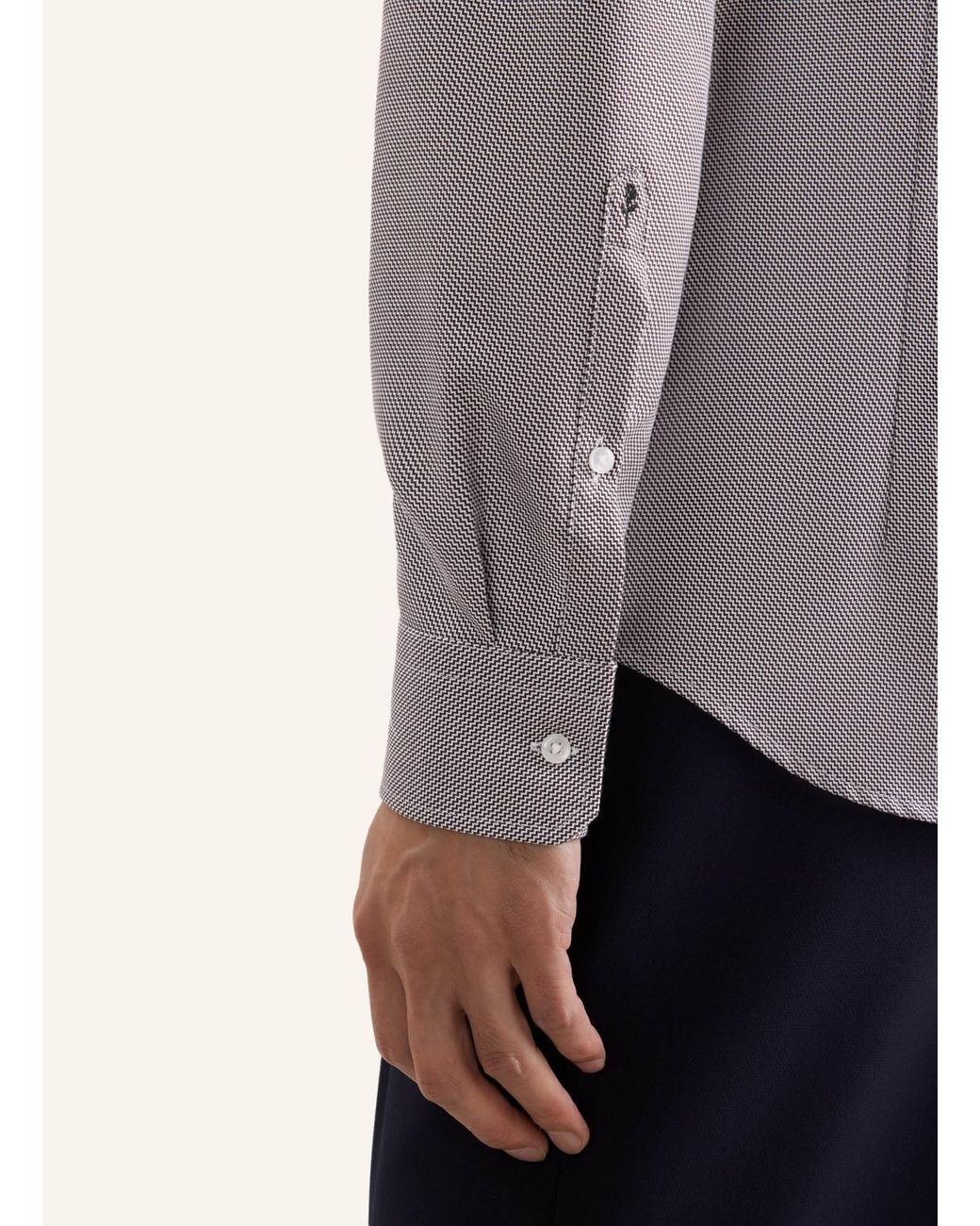 Seidensticker , Business Hemd Shaped Fit in Gray für Herren