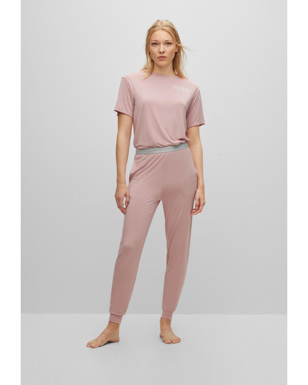 HUGO Pyjama Unterteil UNITE PANTS in Pink | Lyst DE