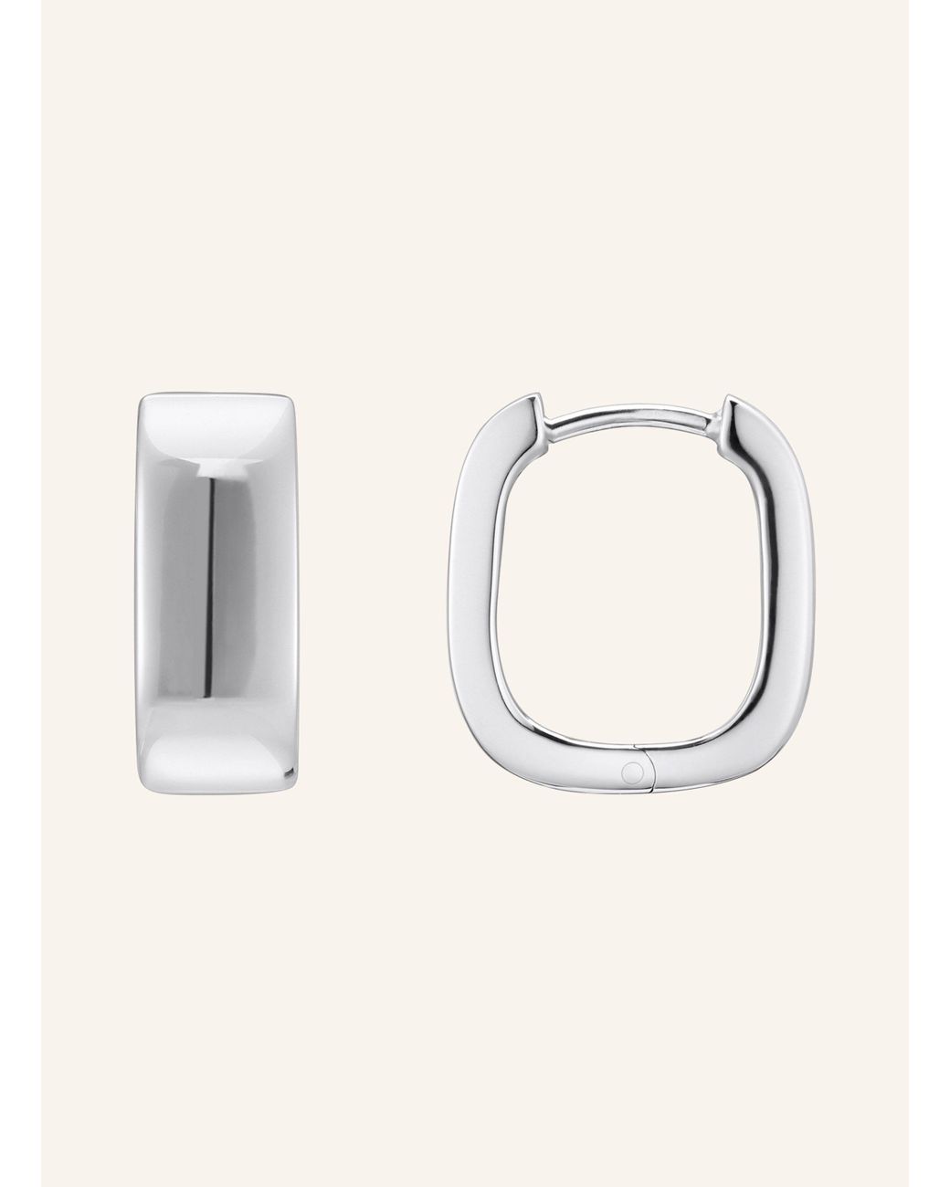 Thomas Sabo Creole Ohrring Aus 925er Sterlingsilber – Einzeln, Mit Clipverschluss Für Charm-Anhänger