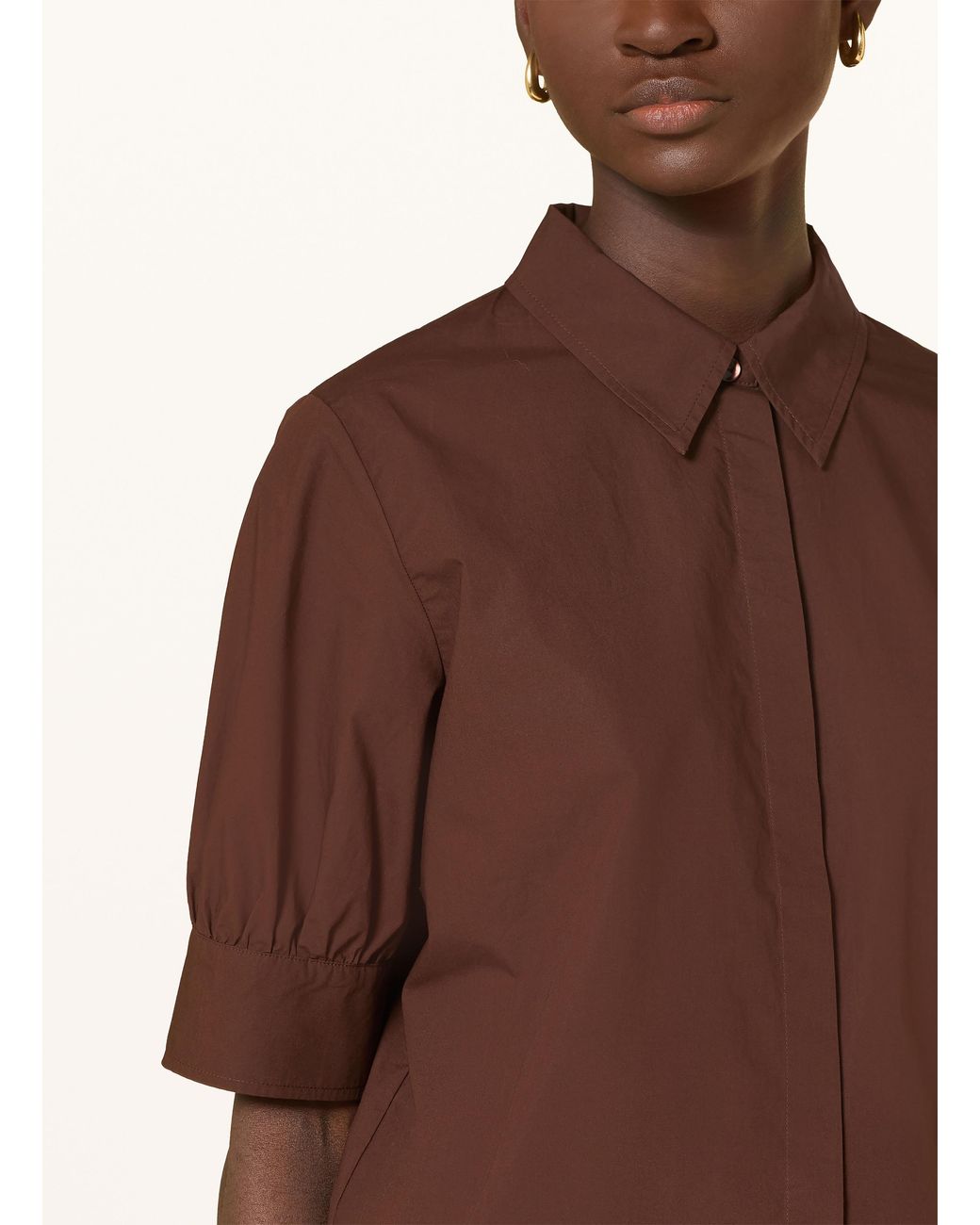 Lanius Brown Hemdbluse