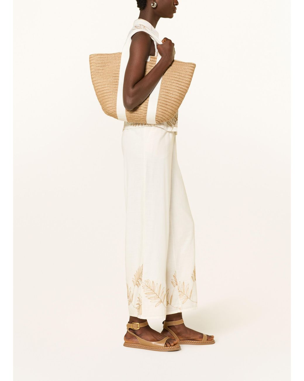 S.oliver Natural Culotte mit Glitzergarn